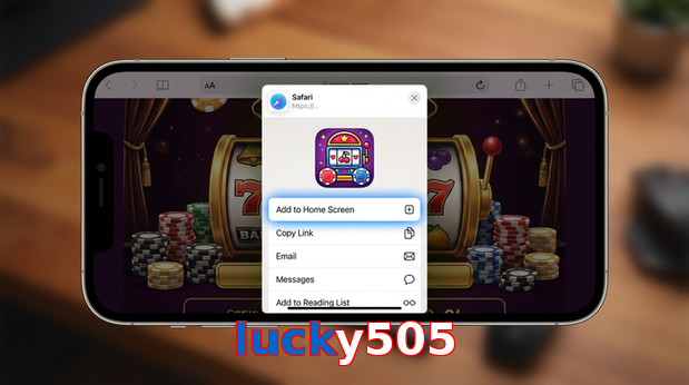 Game list for Lucky505 ios section